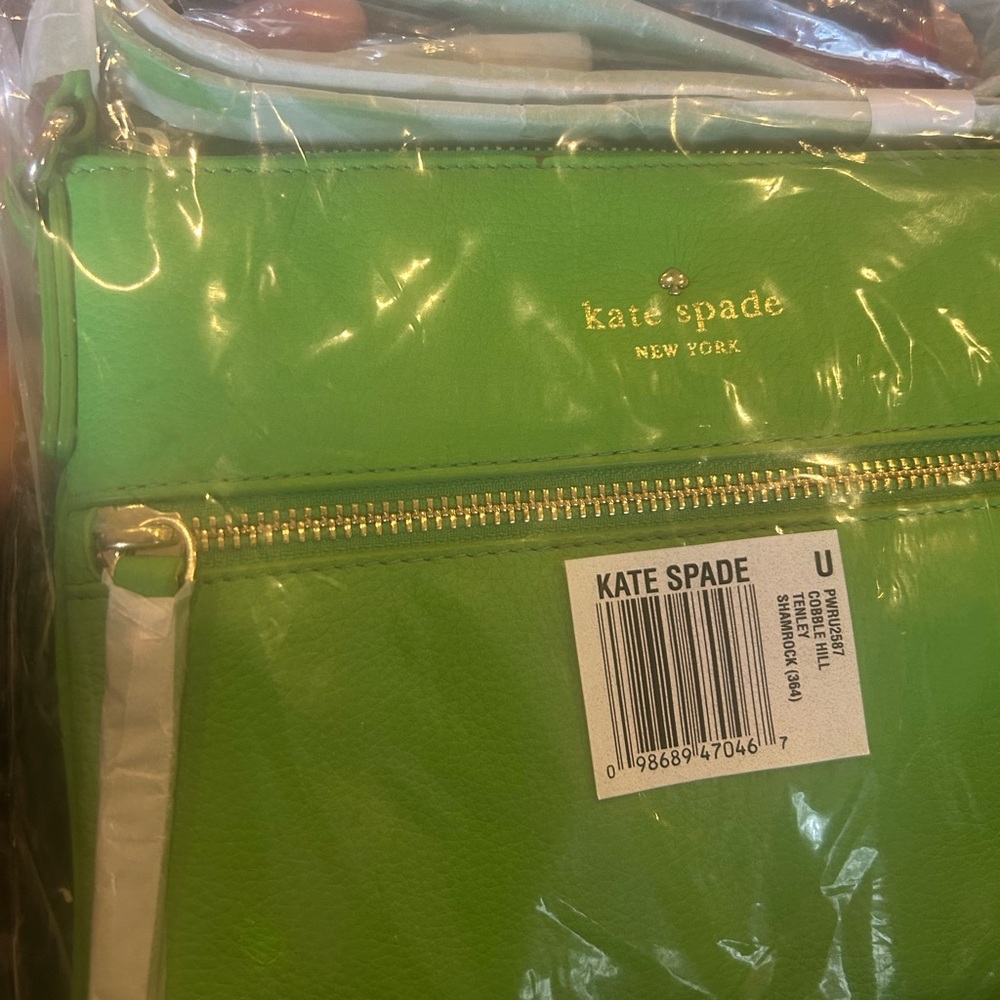 Kate Spade 🆕 Cobble Hill Tenley Green Crossbody Bag - Picture 2 of 7